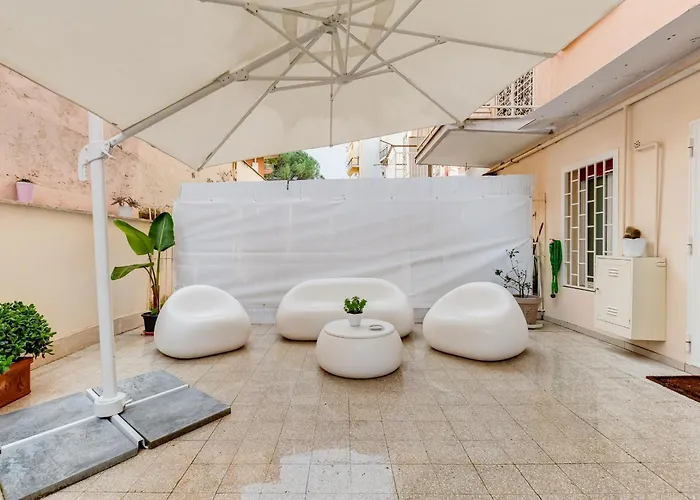 דירה 96 Degli Ubaldi Charming Suite With Terrace Near The Vatican And The Metro רומא